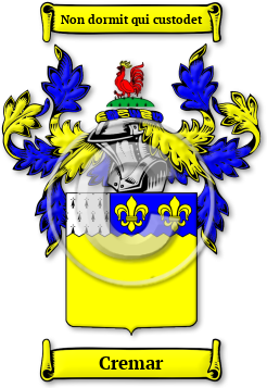 Cremar Family Crest Download (JPG) Legacy Series - 600 DPI