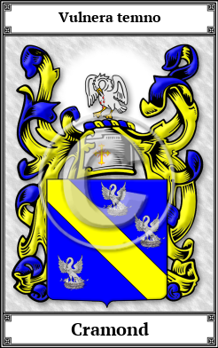 Cramond Family Crest Download (JPG)  Book Plated - 150 DPI