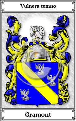 Gramont Family Crest Download (JPG) Book Plated - 600 DPI