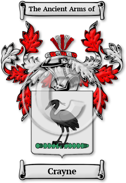 Crayne Family Crest Download (jpg) Legacy Series - 150 DPI