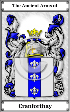Cranforthay Family Crest Download (JPG) Book Plated - 600 DPI