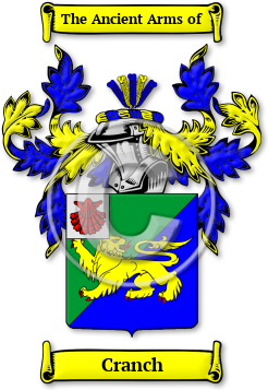 Cranch Family Crest Download (jpg) Legacy Series - 150 DPI