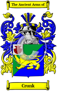 Crunk Family Crest/Coat of Arms
