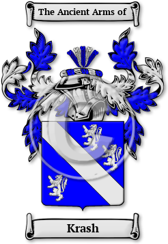 Krash Family Crest Download (jpg) Legacy Series - 150 DPI