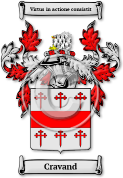 Cravand Family Crest Download (jpg) Legacy Series - 150 DPI