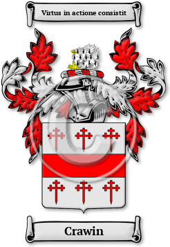 Crawin Family Crest Download (JPG) Legacy Series - 600 DPI