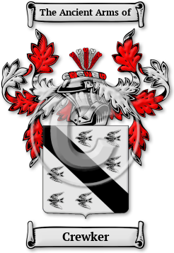 Crewker Family Crest Download (jpg) Legacy Series - 150 DPI