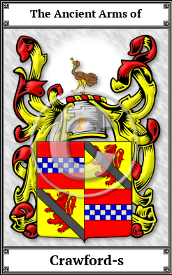 Crawford-s Family Crest Download (JPG)  Book Plated - 150 DPI