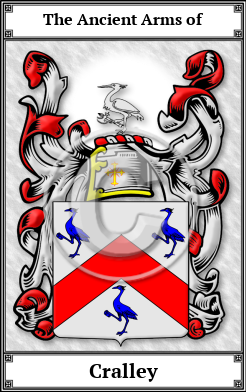 Cralley Family Crest Download (JPG) Book Plated - 600 DPI