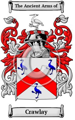 Crawlay Family Crest/Coat of Arms