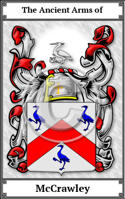 McCrawley Family Crest Download (JPG)  Book Plated - 150 DPI