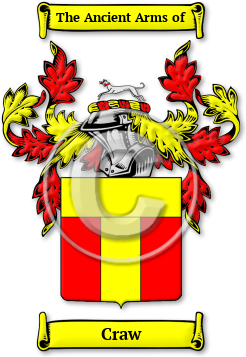 Craw Family Crest Download (jpg) Legacy Series - 150 DPI