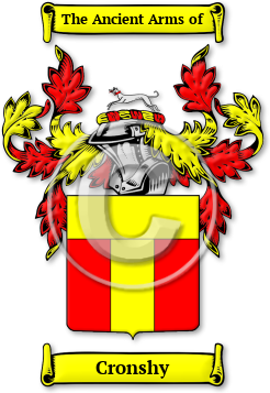 Cronshy Family Crest Download (jpg) Legacy Series - 150 DPI
