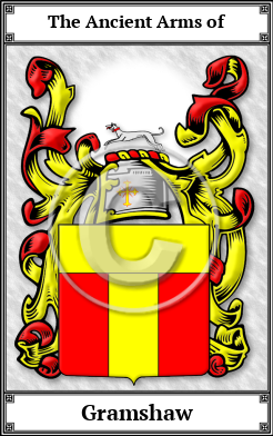 Gramshaw Family Crest Download (JPG) Book Plated - 600 DPI