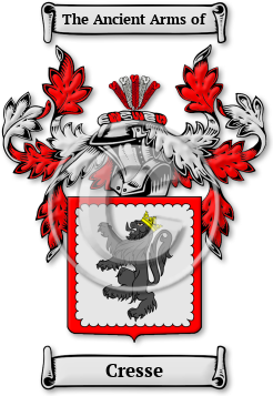 Cresse Family Crest Download (JPG) Legacy Series - 600 DPI