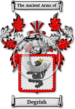Degrish Family Crest Download (JPG) Legacy Series - 600 DPI