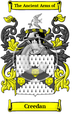 Creedan Family Crest/Coat of Arms