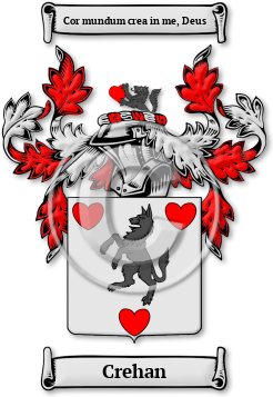 Crehan Family Crest Download (jpg) Legacy Series - 150 DPI