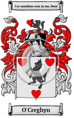 O'Creghyn Family Crest Download (JPG) Heritage Series - 600 DPI