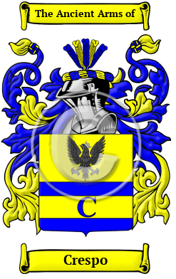 Crespo Family Crest/Coat of Arms