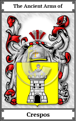 Crespos Family Crest Download (JPG)  Book Plated - 150 DPI