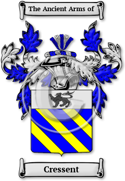 Cressent Family Crest Download (jpg) Legacy Series - 150 DPI