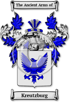 Kreutzburg Family Crest Download (jpg) Legacy Series - 150 DPI