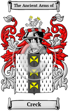 Creck Family Crest/Coat of Arms