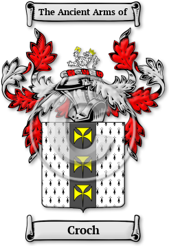 Croch Family Crest Download (JPG) Legacy Series - 600 DPI