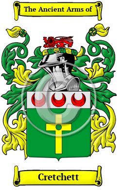Cretchett Family Crest Download (JPG) Heritage Series - 600 DPI
