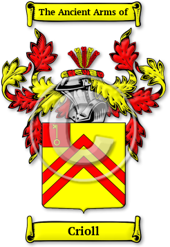 Crioll Family Crest Download (jpg) Legacy Series - 150 DPI