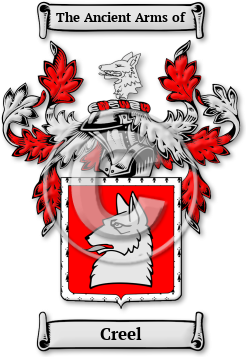 Creel Family Crest Download (JPG) Legacy Series - 600 DPI