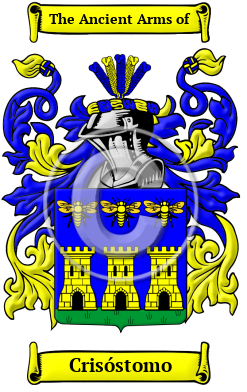 Crisóstomo Family Crest Download (JPG) Heritage Series - 300 DPI