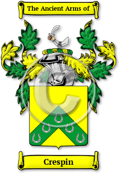 Crespin Family Crest Download (jpg) Legacy Series - 150 DPI