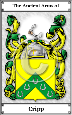 Cripp Family Crest Download (JPG)  Book Plated - 150 DPI