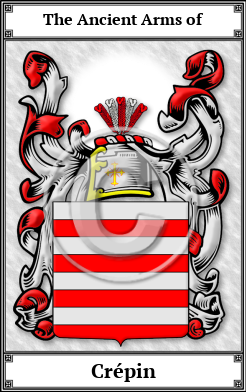 Crépin Family Crest Download (JPG) Book Plated - 600 DPI