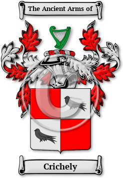 Crichely Family Crest Download (jpg) Legacy Series - 150 DPI