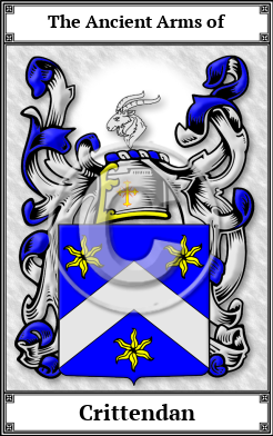 Crittendan Family Crest Download (JPG)  Book Plated - 150 DPI