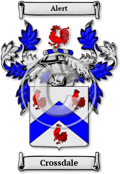 Crossdale Family Crest Download (jpg) Legacy Series - 150 DPI