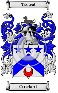 Crockert Family Crest/Coat of Arms