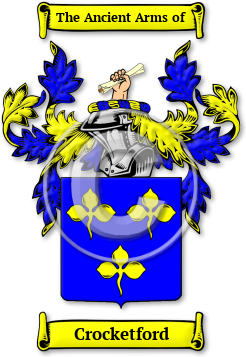 Crocketford Family Crest Download (jpg) Legacy Series - 150 DPI