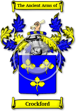 Crockford Family Crest Download (jpg) Legacy Series - 150 DPI