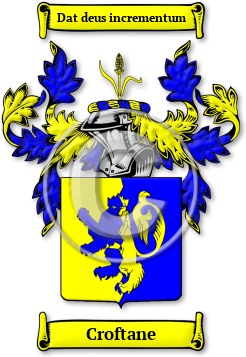 Croftane Family Crest Download (JPG) Legacy Series - 600 DPI