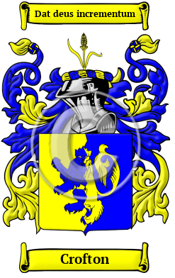 Crofton Family Crest Download (JPG) Heritage Series - 300 DPI