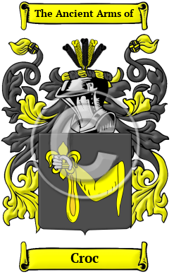 Croc Family Crest Download (JPG) Heritage Series - 600 DPI