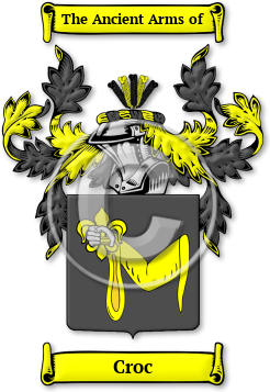 Croc Family Crest Download (JPG) Legacy Series - 600 DPI