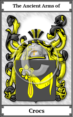 Crocs Family Crest Download (JPG) Book Plated - 600 DPI