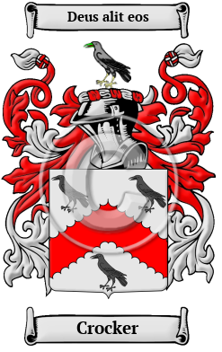 Crocker Family Crest Download (JPG) Heritage Series - 600 DPI