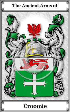 Croomie Family Crest Download (JPG)  Book Plated - 150 DPI