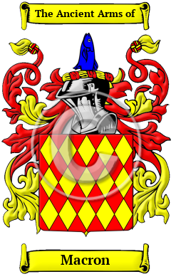 Macron Family Crest Download (JPG) Heritage Series - 600 DPI